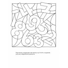 Matematinė spalvinimo knygelė. Skaičiuoju iki 20