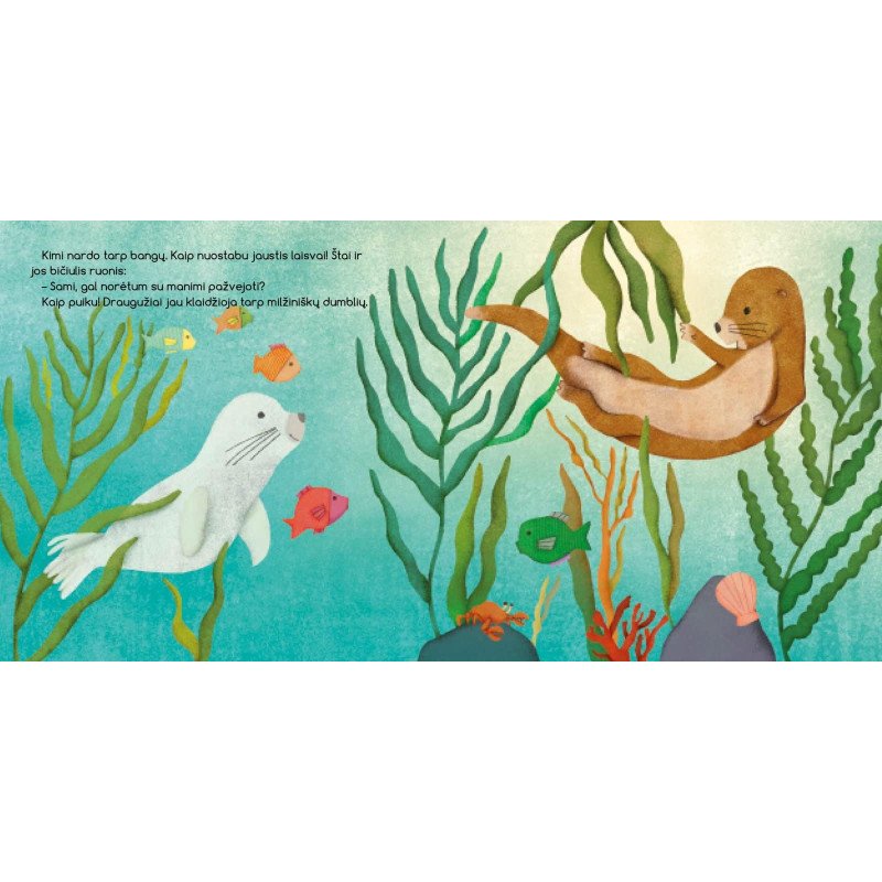 Po vandeniu su ūdra Kimi