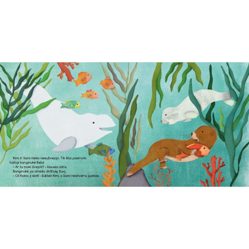 Po vandeniu su ūdra Kimi