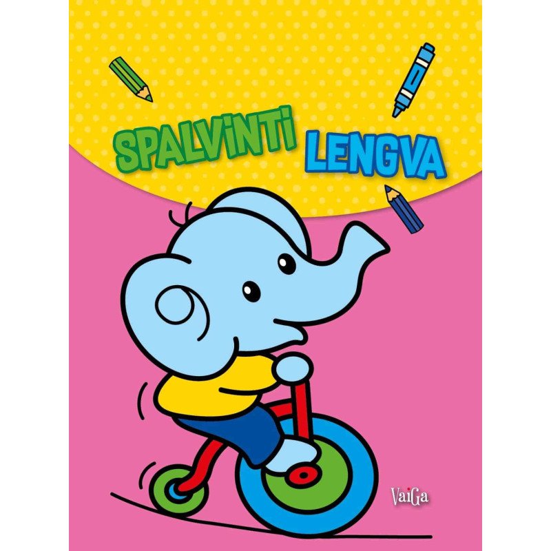 Spalvinti lengva. Drambliukas