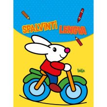 Spalvinti lengva. Kiškis