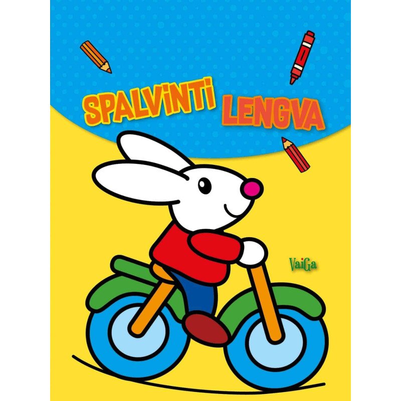 Spalvinti lengva. Kiškis