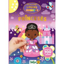 Princesės. Lipdukų mozaika