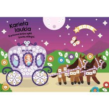 Princesės. Lipdukų mozaika