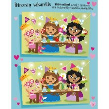 Mano žerinti princesė. Knyga su lipdukais