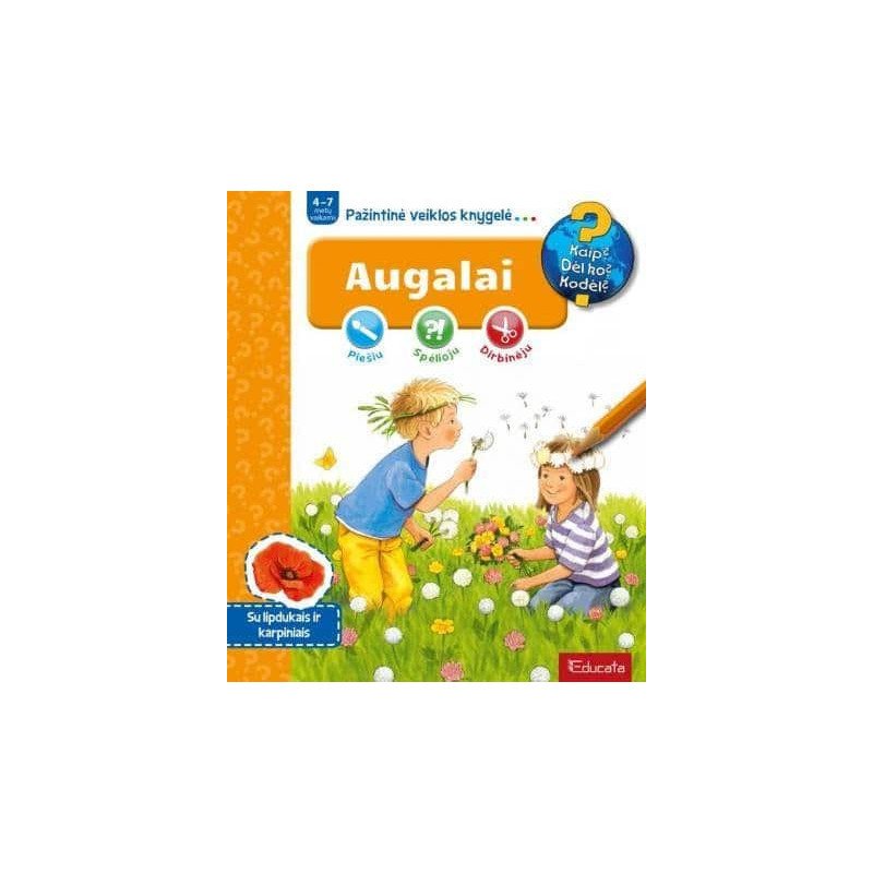 Augalai. Pažintinė veiklos knygelė...(su lipdukais)