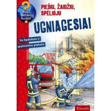 Ugniagesiai. Piešiu, žaidžiu, spėlioju. Pažintinė veiklos knygelė...(su lipdukais)