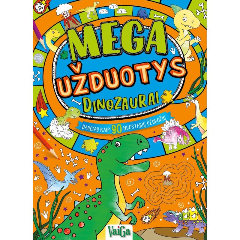 Mega užduotys. Dinozaurai