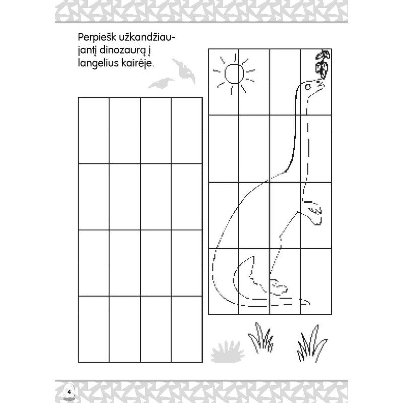 Mega užduotys. Dinozaurai