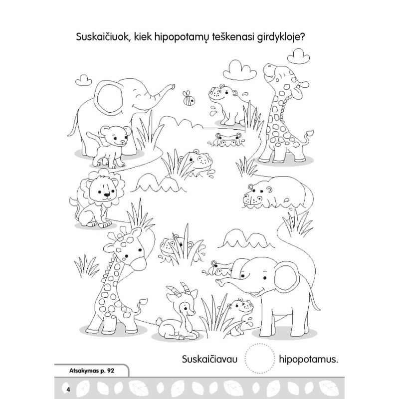 Mega užduotys. Gyvūnai