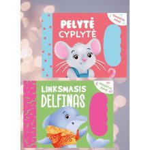 Linksmasis delfinas +  Pelytė cyplytė. Pakratyk man. Dviejų knygelių komplektas