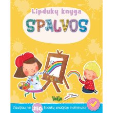 Spalvos. Lipdukų knyga
