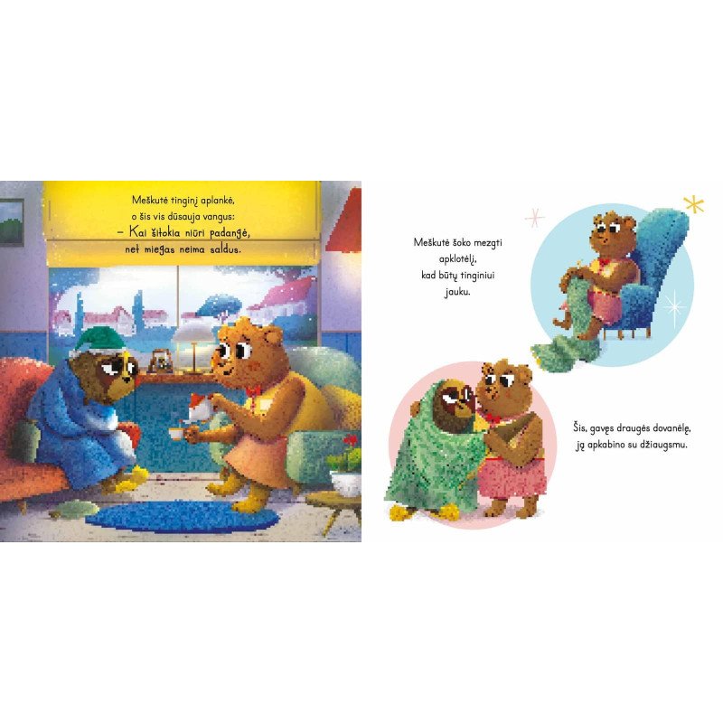 Pasidalytas meškutės gerumas