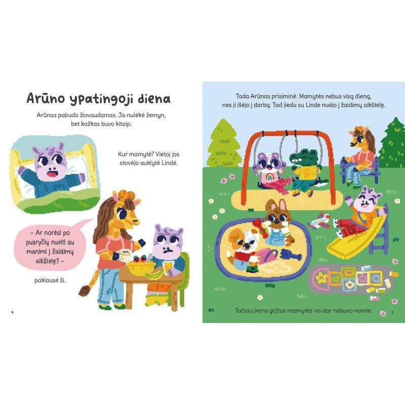 5 minučių pasakos 3 metų vaikams