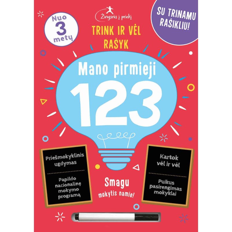 Trink ir vėl rašyk. Mano pirmieji 123