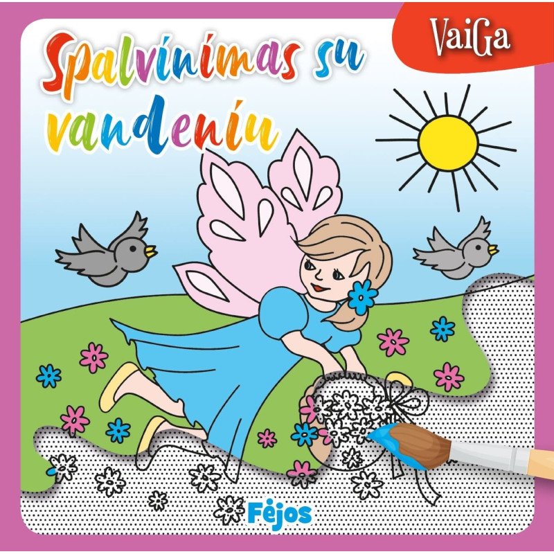 Spalvinimas su vandenius. Fėjos(nauja)