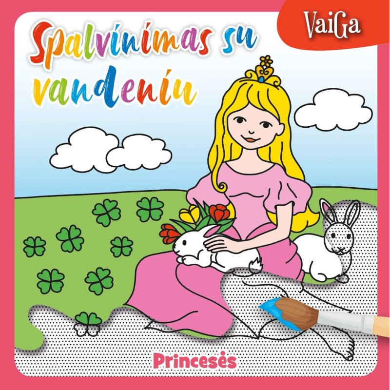 Spalvinimas su vandenius. Princesės