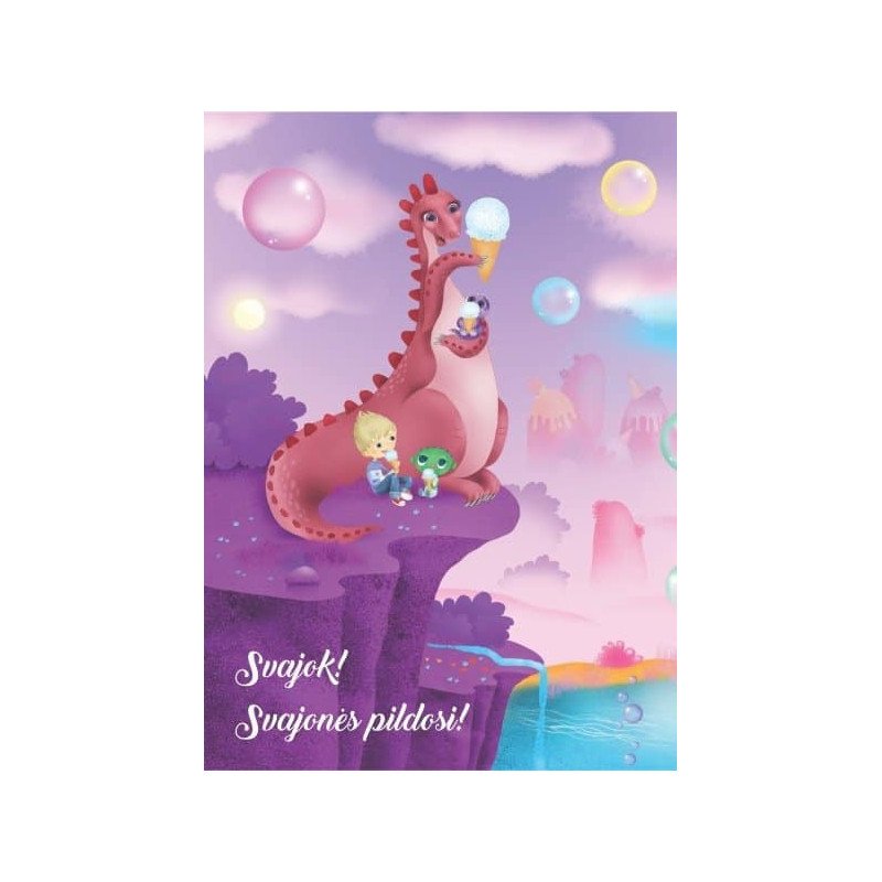 Atvirukas. Drakonas (Kajaus ir Ateivuko kelionė į Burbulendiją)