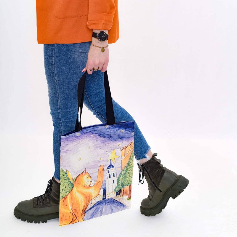 Tekstilinis maišelis. Horacijus.Vilnius