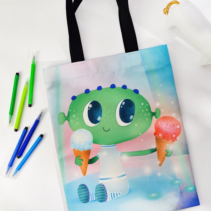 Tekstilinis maišelis. Ateivukas. Ledai