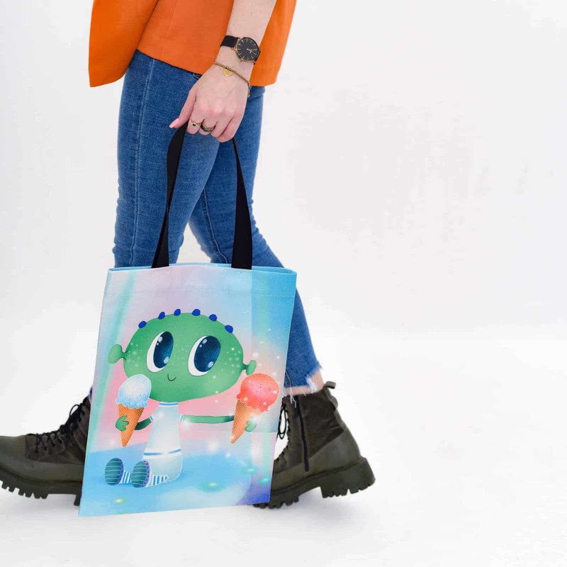 Tekstilinis maišelis. Ateivukas. Ledai