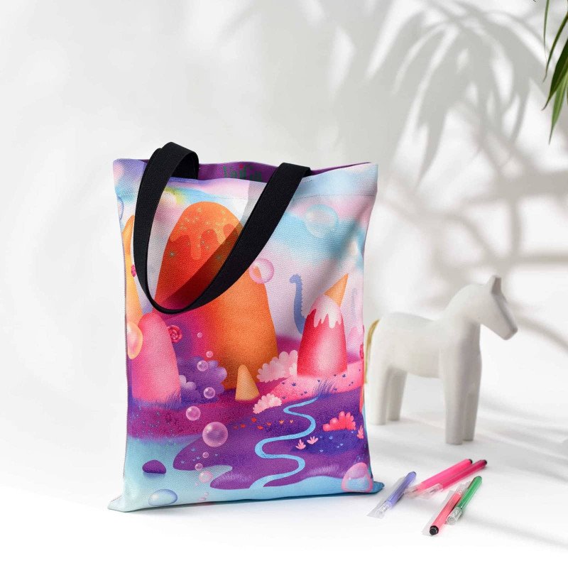 Tekstilinis maišelis. Ateivukas. Drakonas