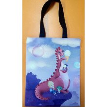 Tekstilinis maišelis. Ateivukas. Drakonas