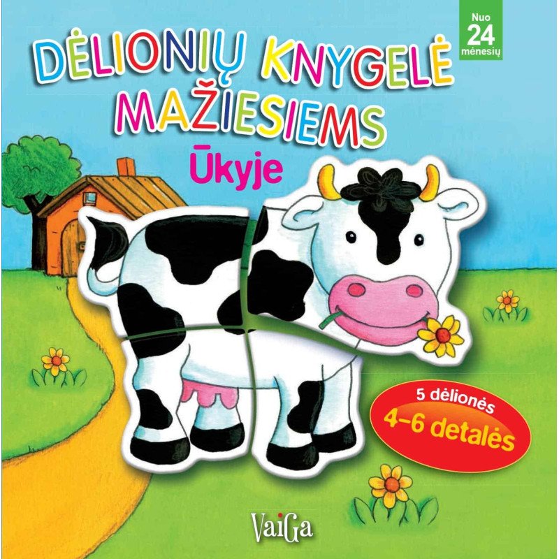 Dėlionių knygelė mažiesiems. Ūkyje