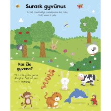 Mano pirmieji gyvūnai. Lipdukų ir veiklos knyga