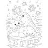 Puffy Art Super Cute (Bumpy Line Colouring Book)