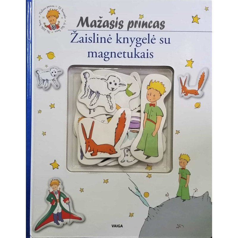 Mažasis princas. Žaislinė knygelė su magnetukais