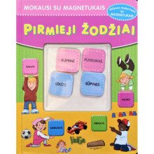 Pirmieji žodžiai. Mokausi su magnetukais