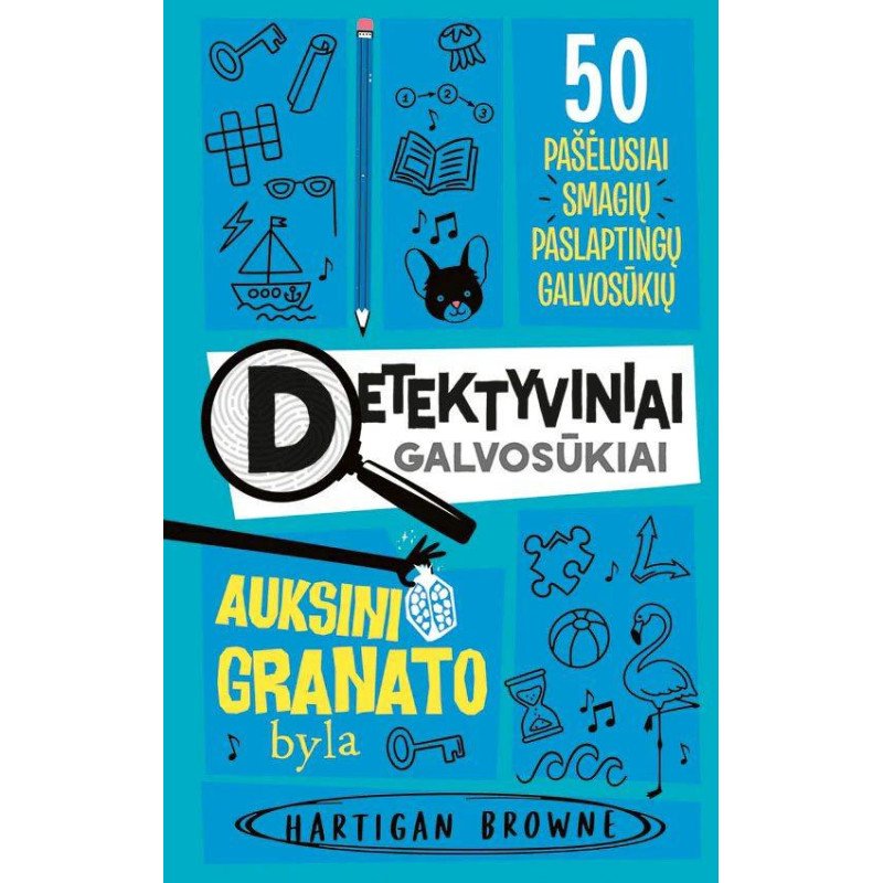 Auksinio granato byla. Detektyviniai galvosūkiai