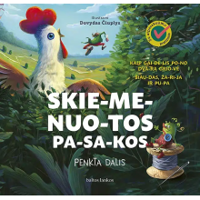 Skiemenuotos pasakos. Penkta dalis. Kaip gaidelis pono dvarą griovė, Šiaudas žarija ir pupa