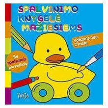 Spalvinimo knyga mažiesiems. Ančiukas