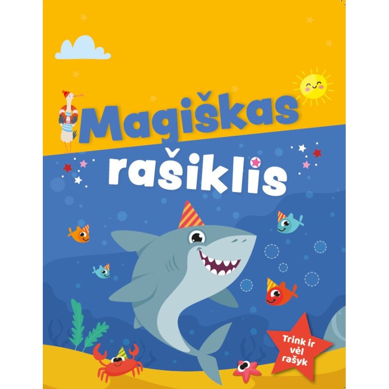 Magiškas rašiklis. Trink ir vėl rašyk (mėlyna)