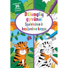 Džiunglių gyvūnai. Spalvinimo ir kopijavimo knyga