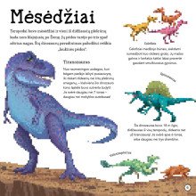 Grėsmingieji dinozaurai. Lipdukai-dėlionės-užduotys