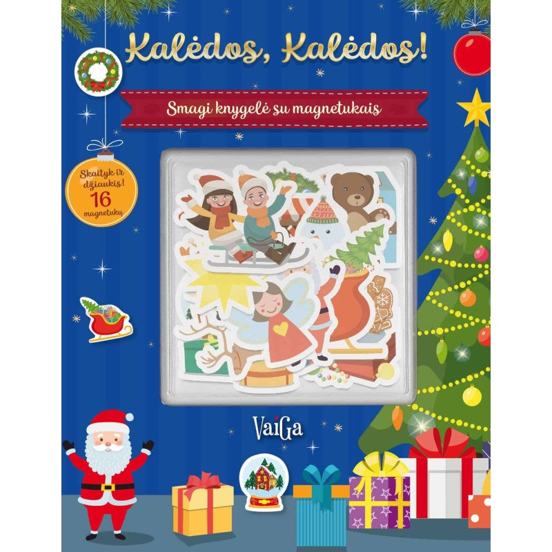 Kalėdos, Kalėdos! Smagi knygelė su magnetukais(2023)