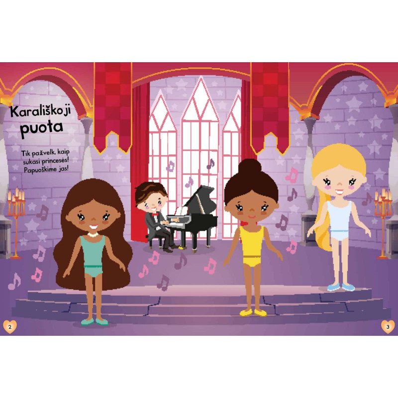 Aprengiam lėlytes. Princesės