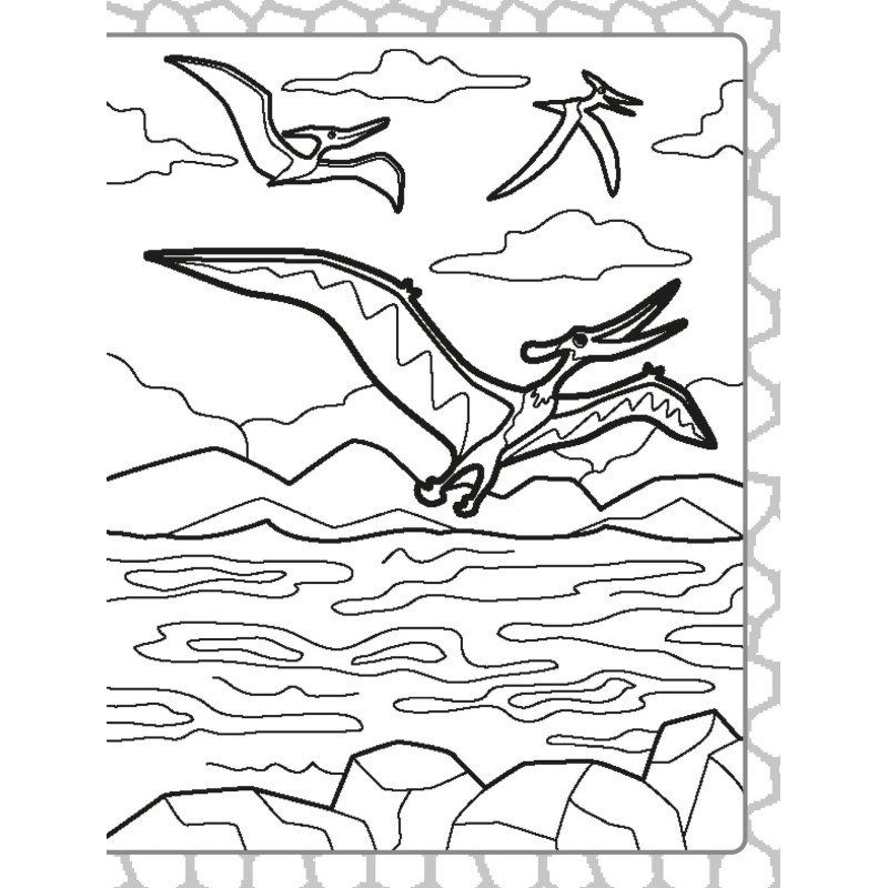 Šaunioji spalvinimo knyga. Dinozaura