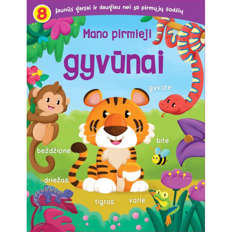 Mano pirmieji gyvūnai (su 8 garsais)