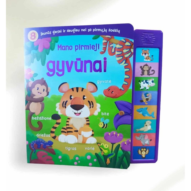 Mano pirmieji gyvūnai (su 8 garsais)