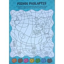 Spalvink pagal skaičius. Ūkis