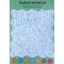 Spalvink pagal skaičius. Ūkis