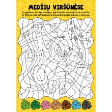 Spalvink pagal skaičius. Džiunglės