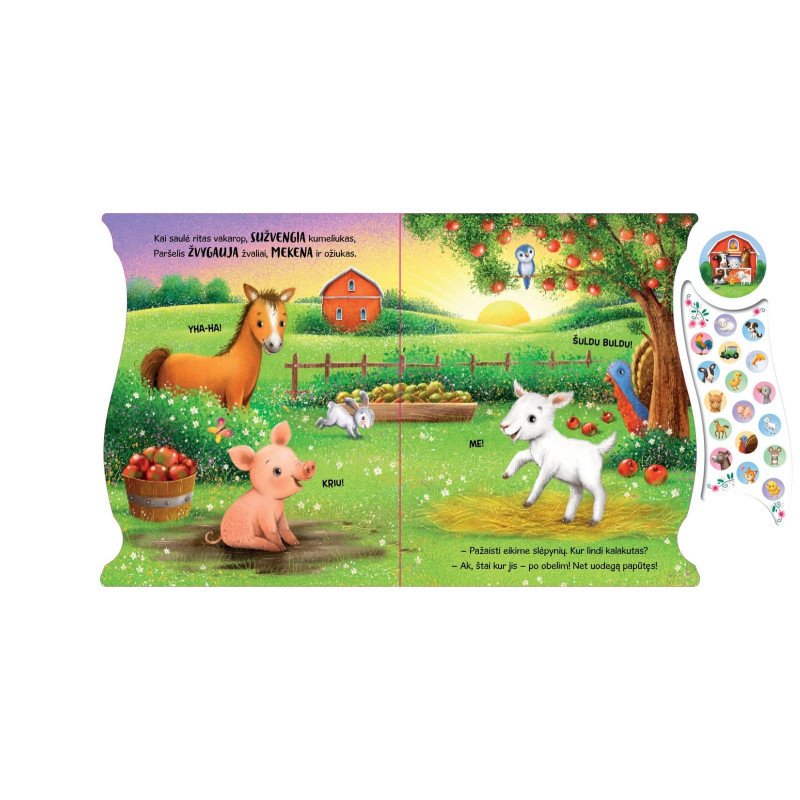 Mažieji ūkio gyventojai. Su 18 garsų