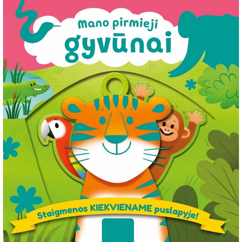 Mano pirmieji gyvūnai. Staigmenos kiekviename puslapyje