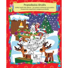 Pirmosios Kalėdų  senelio Kalėdos. Veiklos knyga su lipdukais