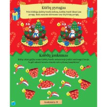 Pirmosios Kalėdų  senelio Kalėdos. Veiklos knyga su lipdukais